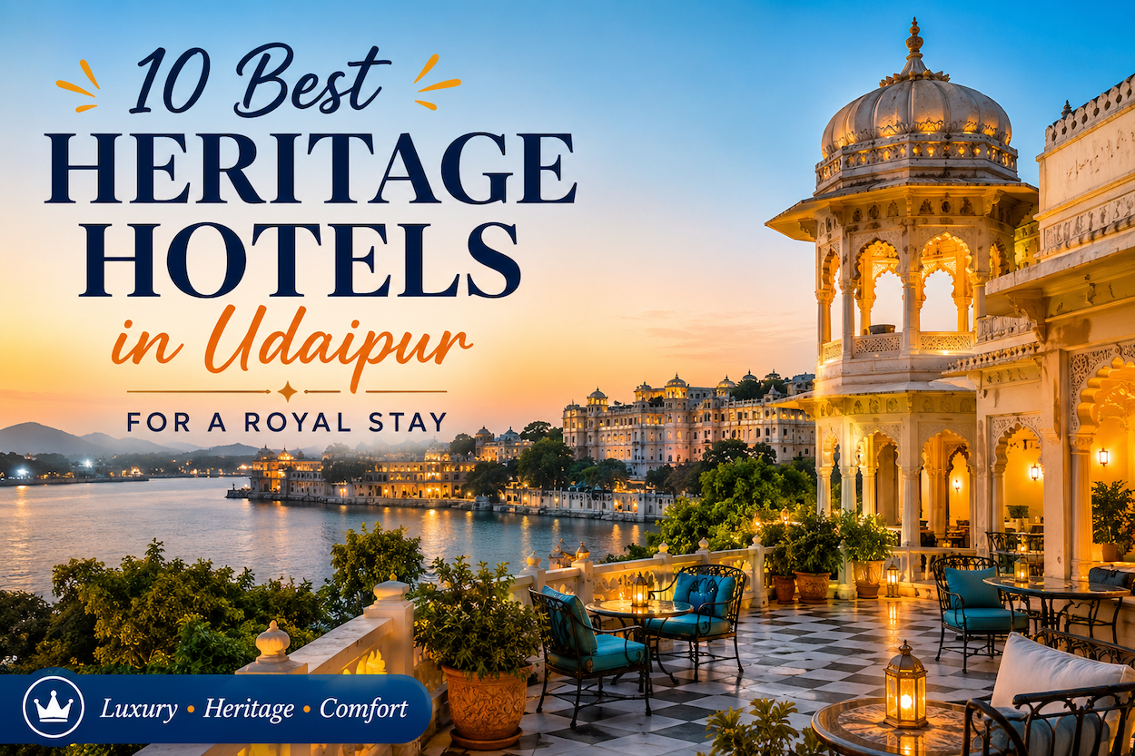 10 Best Heritage Hotels in Udaipur for a Royal Stay (2026 Guide)